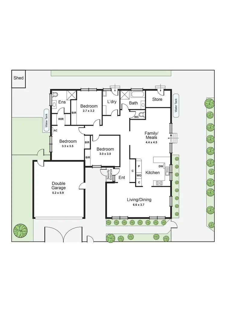 Floorplan of Homely house listing, 22 Kooringa Road, Carnegie VIC 3163