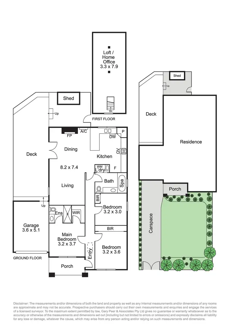 Floorplan of Homely house listing, 1/12 Yendon Road, Carnegie VIC 3163
