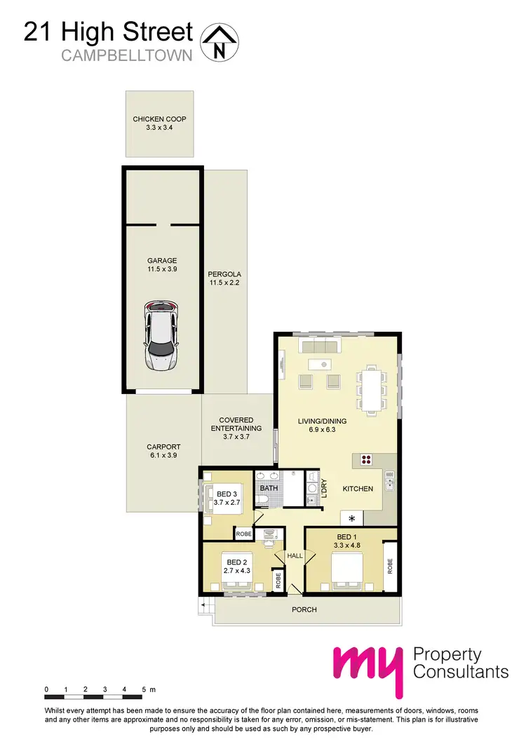Floorplan of Homely house listing, 21 High Street, Campbelltown NSW 2560