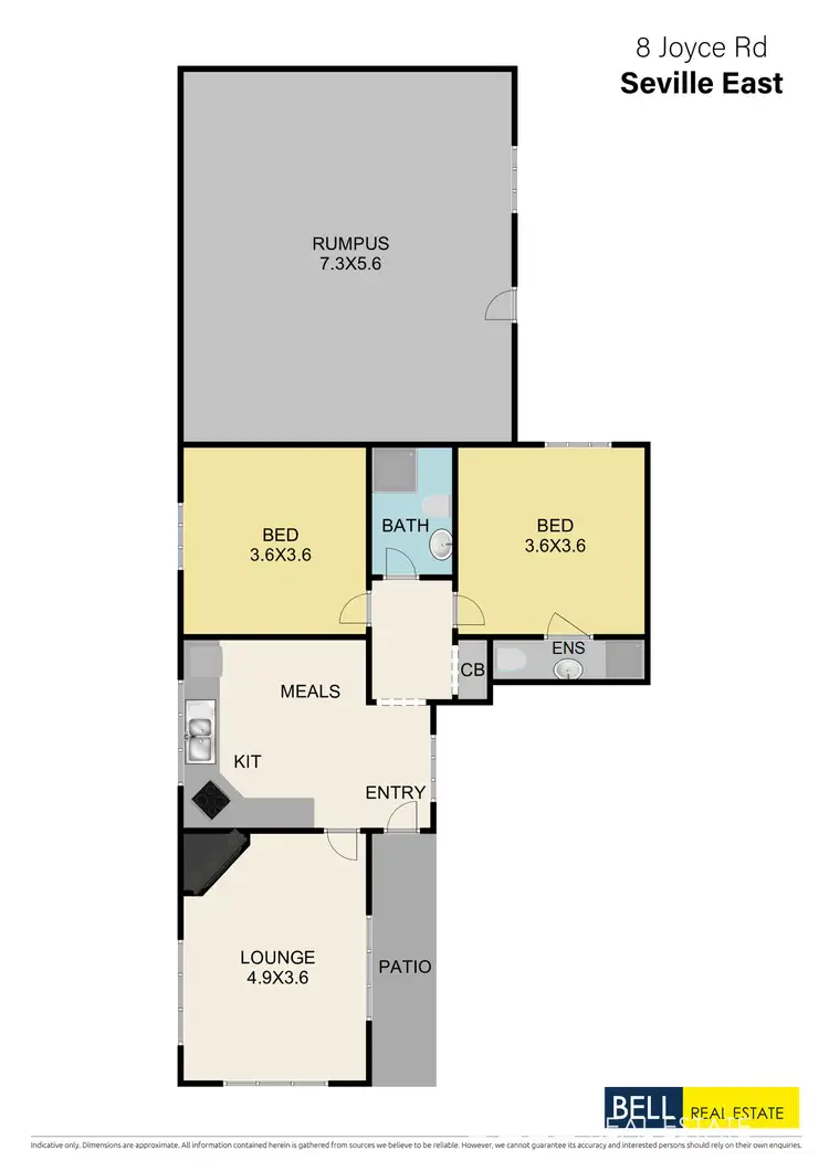 Floorplan of Homely house listing, 8 Joyce Road, Seville East VIC 3139
