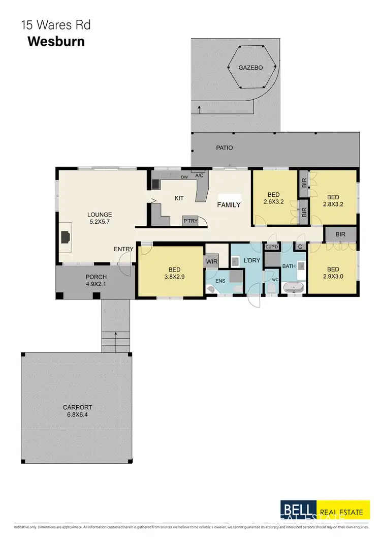 Floorplan of Homely house listing, 15 Wares Road, Wesburn VIC 3799