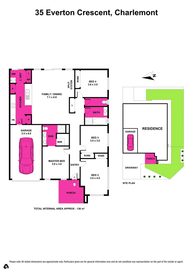 Floorplan of Homely house listing, 35 Everton Crescent, Charlemont VIC 3217