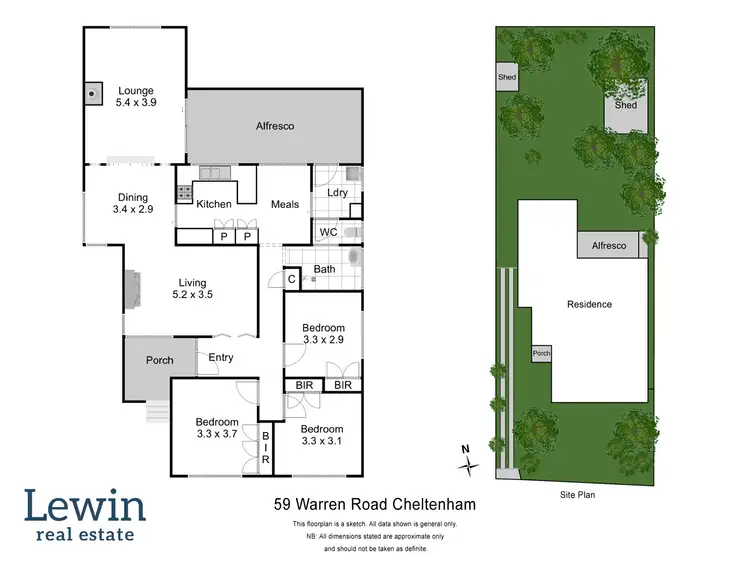 Floorplan of Homely house listing, 59 Warren Road, Cheltenham VIC 3192