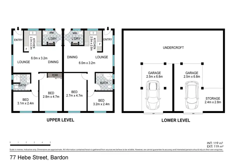 Floorplan of Homely house listing, 77 Hebe Street, Bardon QLD 4065