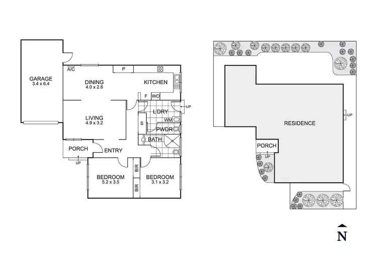 Floorplan of Homely unit listing, 2/39 Thompson Street, Clayton VIC 3168