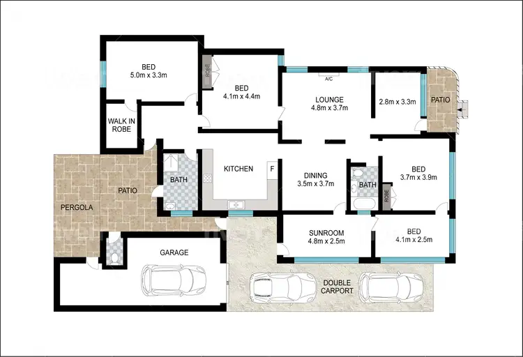 Floorplan of Homely house listing, 601 Ocean Drive, North Haven NSW 2443