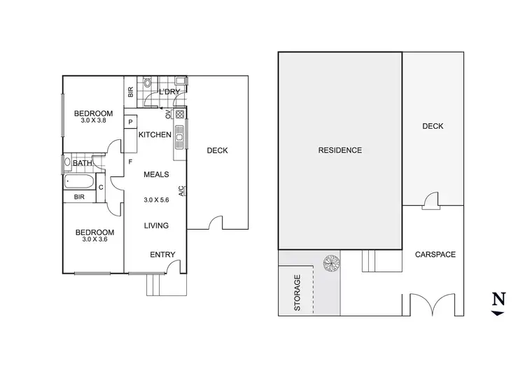 Floorplan of Homely unit listing, 4/490 Main Street, (Entrance on George Street), Mordialloc VIC 3195