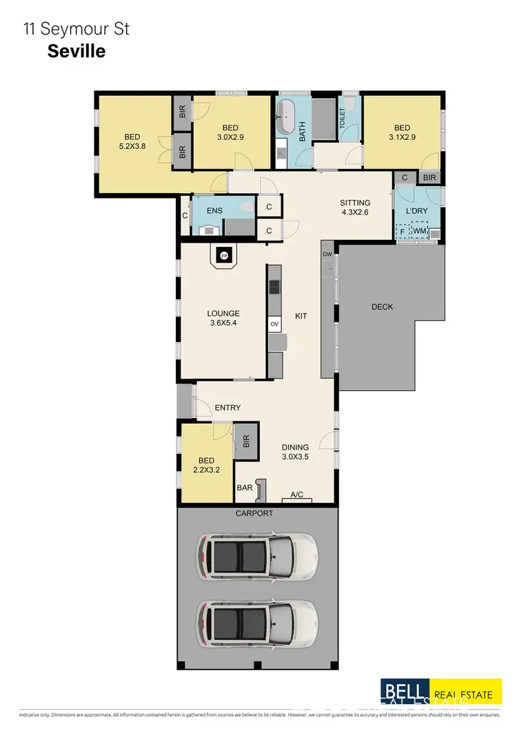 Floorplan of Homely house listing, 11 Seymour Street, Seville VIC 3139