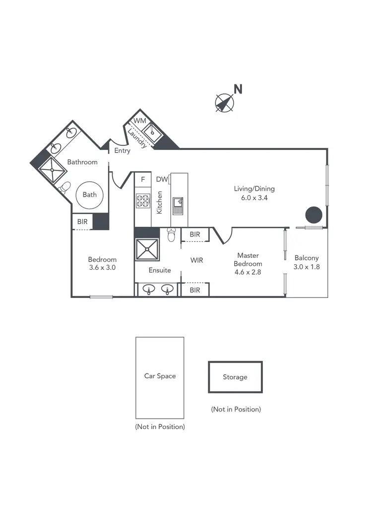 Floorplan of Homely apartment listing, 2205/14-16 The Esplanade, St Kilda VIC 3182