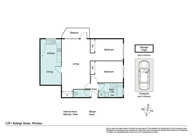 Floorplan of Homely apartment listing, 7/K1-K5 Raleigh Street, Windsor VIC 3181
