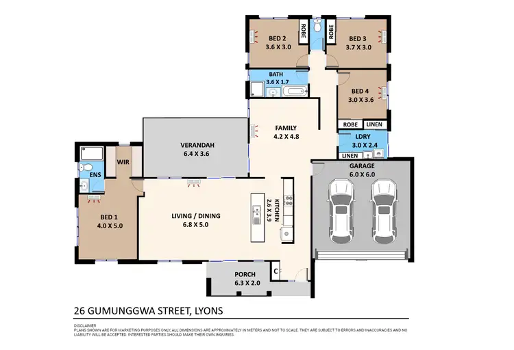 Floorplan of Homely house listing, 26 Gumunggwa Street, Lyons NT 810
