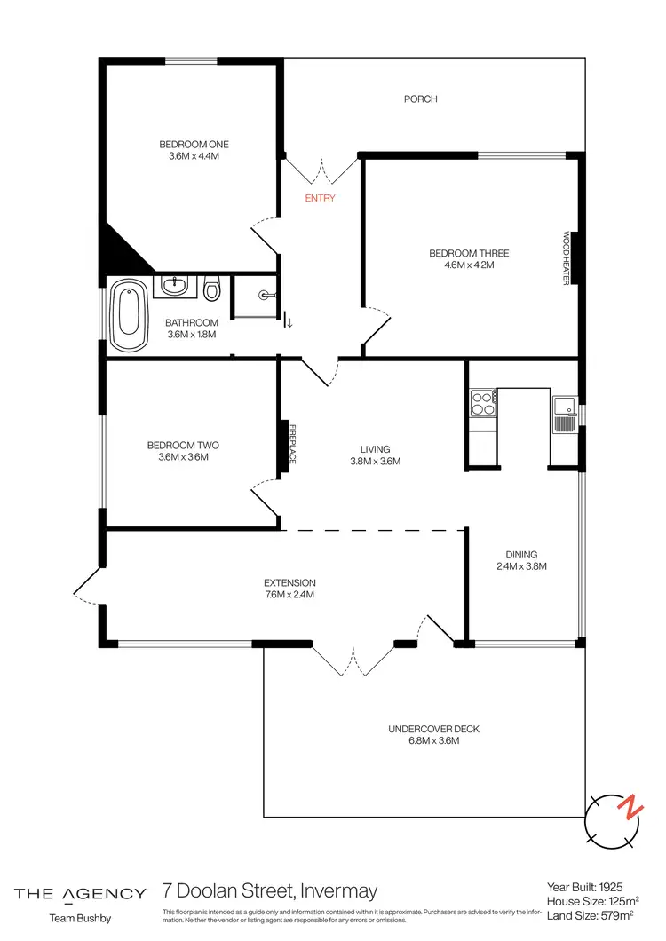 Floorplan of Homely house listing, 7 Doolan Street, Invermay TAS 7248