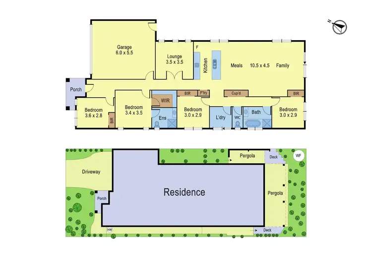 Floorplan of Homely house listing, 12 Outback Drive, Doreen VIC 3754