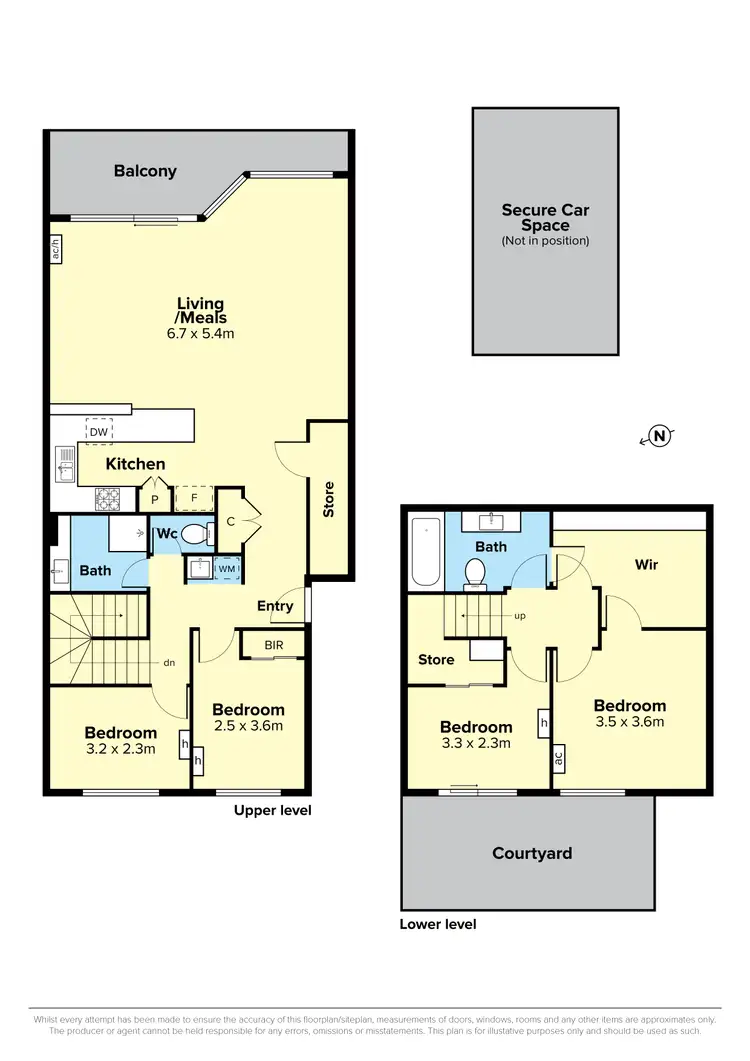 Floorplan of Homely house listing, 25/55 Moreland Street, Footscray VIC 3011