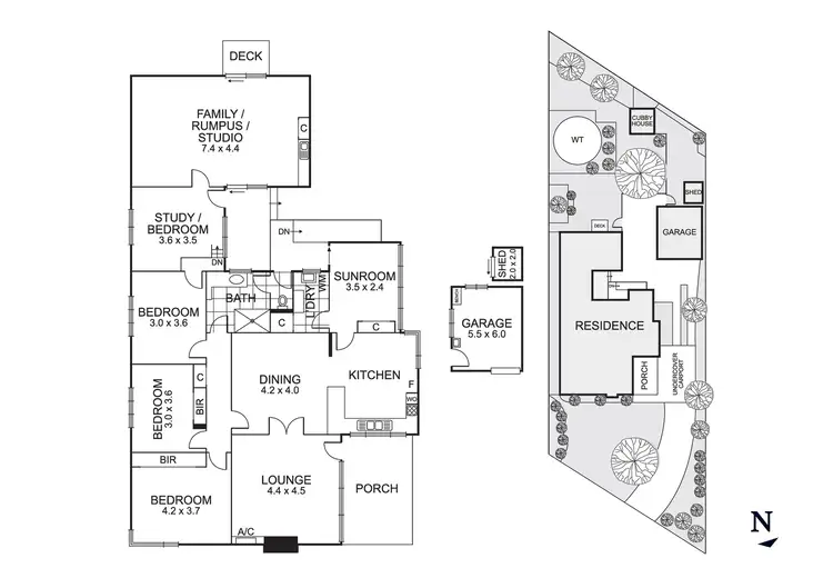 Floorplan of Homely house listing, 367 Old Dandenong Road, Dingley Village VIC 3172