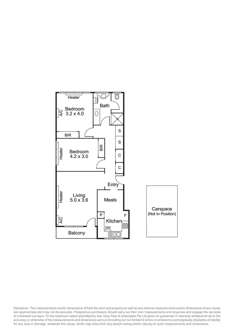 Floorplan of Homely apartment listing, 7/7 Rosedale Avenue, Glen Huntly VIC 3163