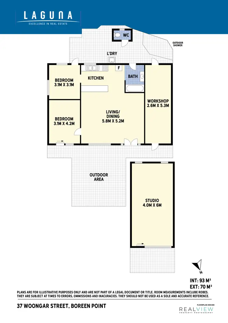 Floorplan of Homely house listing, 37 Woongar Street, Boreen Point QLD 4565