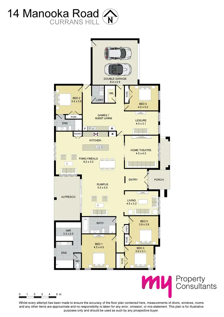 Floorplan of Homely house listing, 14 Manooka Road, Currans Hill NSW 2567