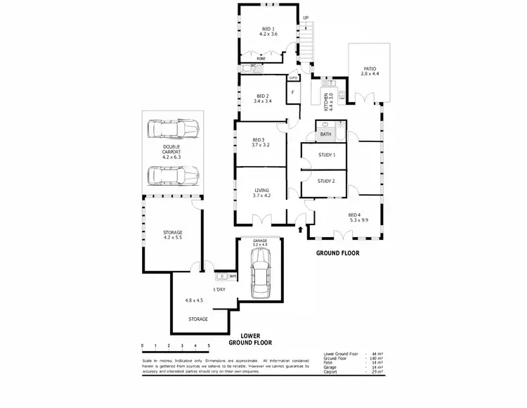 Floorplan of Homely house listing, 21 Park  Avenue, Auchenflower QLD 4066