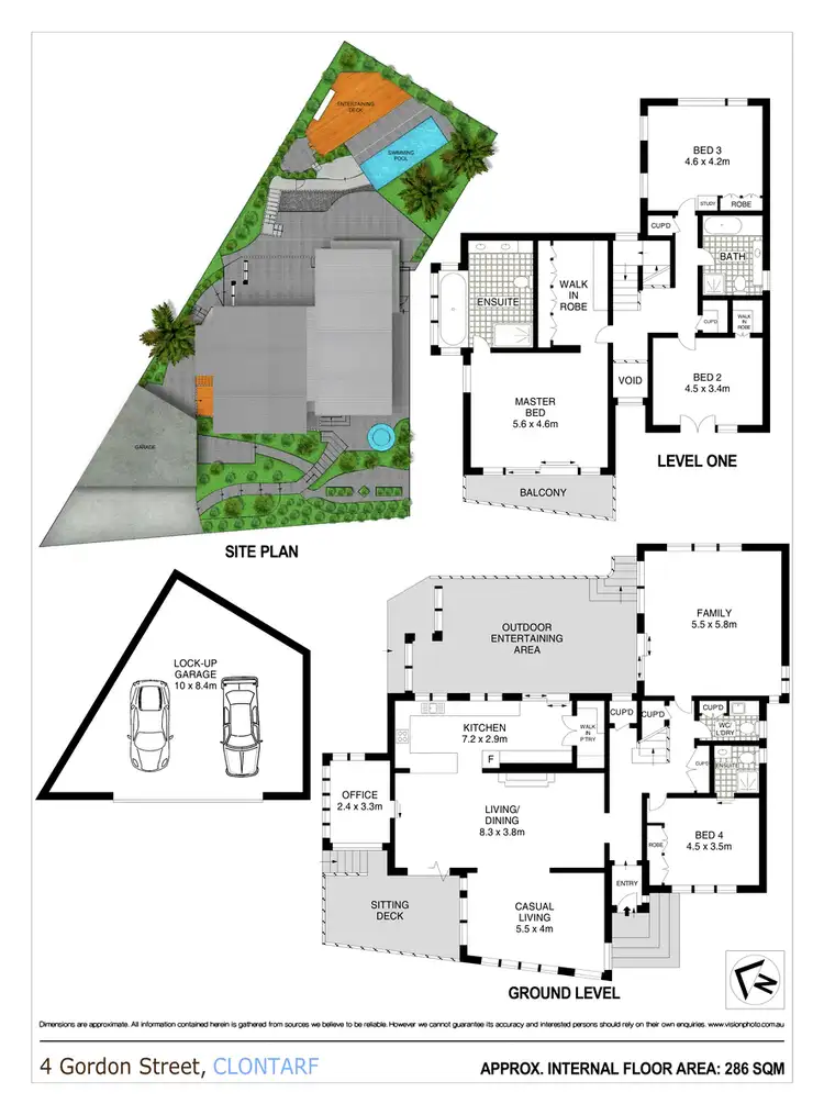 Floorplan of Homely house listing, 4 Gordon Street, Clontarf NSW 2093