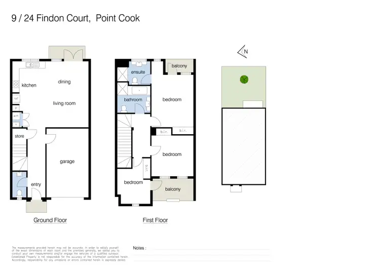 Floorplan of Homely house listing, 9/24 Findon Court, Point Cook VIC 3030