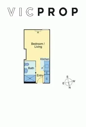 Floorplan of Homely apartment listing, 110/383 Burwood Road, Hawthorn VIC 3122