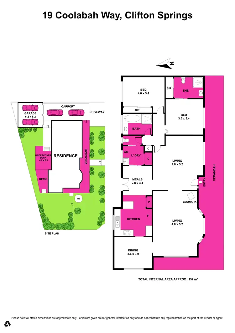 Floorplan of Homely house listing, 19 Coolabah Way, Clifton Springs VIC 3222