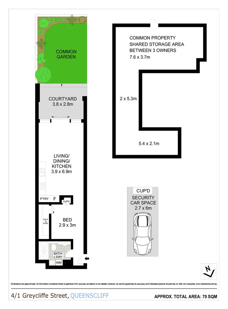 Floorplan of Homely apartment listing, 4/1 Greycliffe Street, Queenscliff NSW 2096