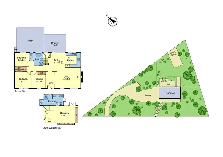 Floorplan of Homely house listing, 36 Kerrie Crescent, Eltham VIC 3095