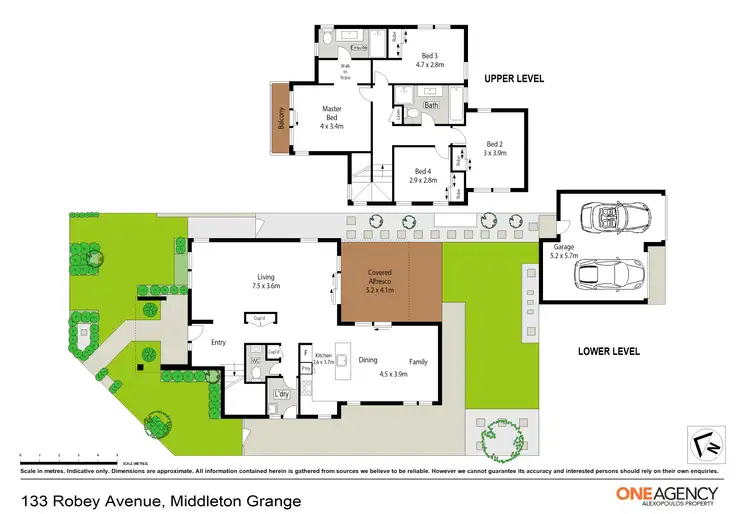 Floorplan of Homely house listing, 133 Robey Avenue, Middleton Grange NSW 2171
