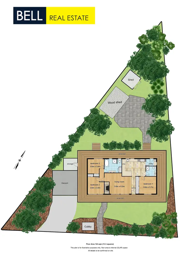 Floorplan of Homely house listing, 869 Mt Dandenong Road, Montrose VIC 3765