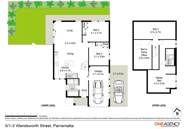 Floorplan of Homely townhouse listing, 5/1 Wandsworth Street, Parramatta NSW 2150