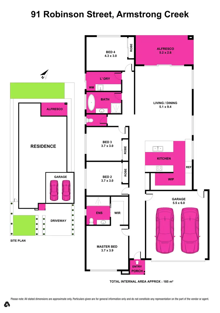 Floorplan of Homely house listing, 91 Robinson Street, Armstrong Creek VIC 3217