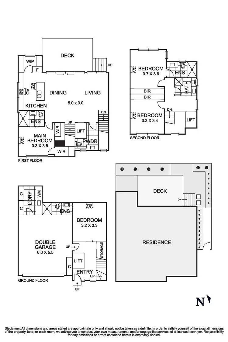 Floorplan of Homely townhouse listing, 2/16 Langs Road, Ivanhoe VIC 3079