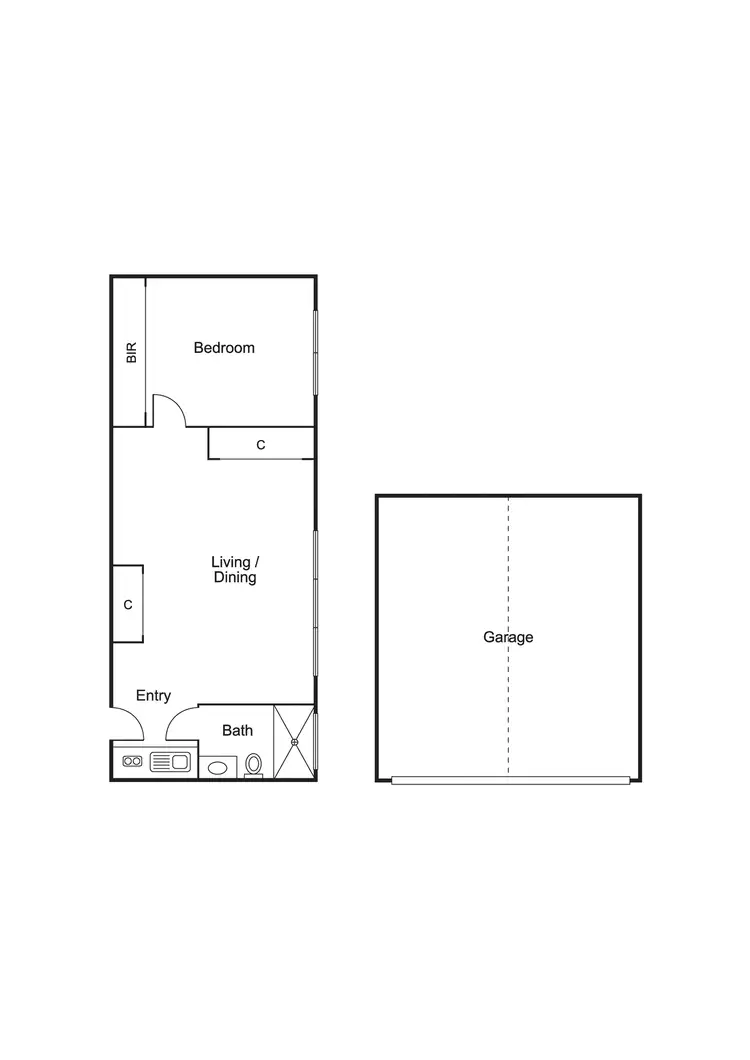 Floorplan of Homely apartment listing, 15/405 Dandenong Road, Armadale VIC 3143