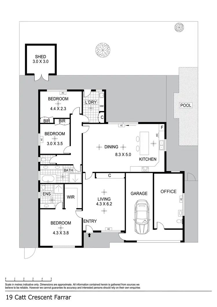 Floorplan of Homely house listing, 19 Catt Crescent, Farrar NT 830