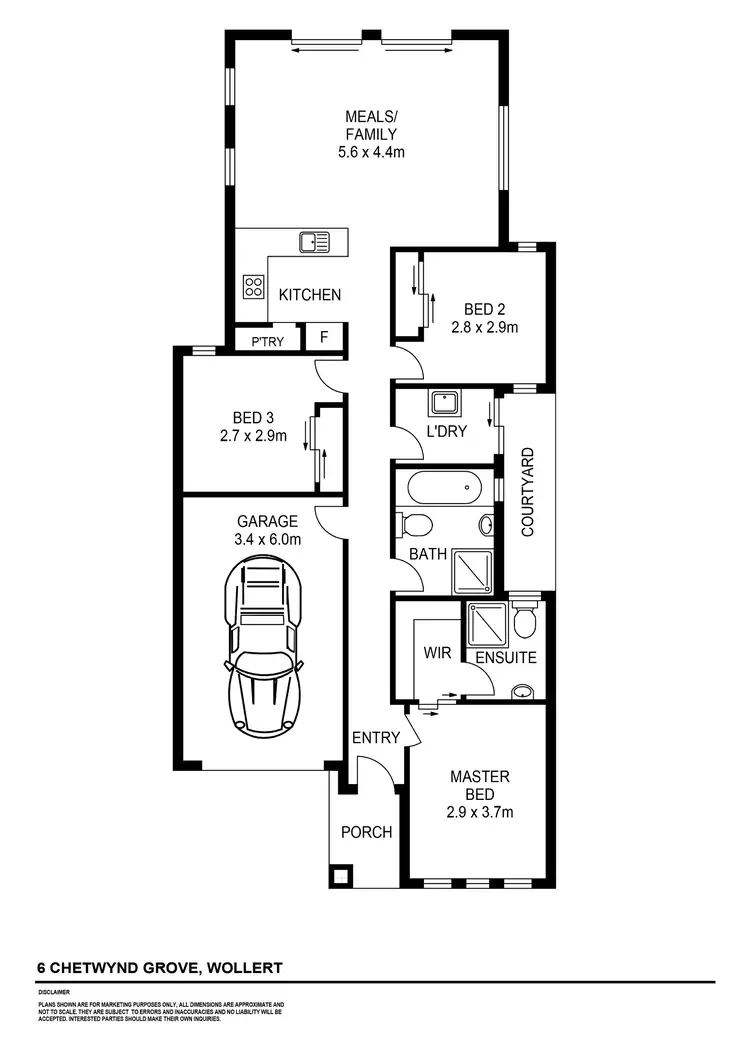Floorplan of Homely house listing, 4/110-111 Chetwynd Grove, Wollert VIC 3750