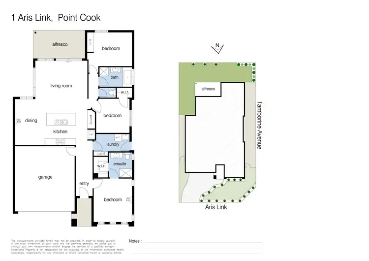 Floorplan of Homely house listing, 1 Aris Link, Point Cook VIC 3030