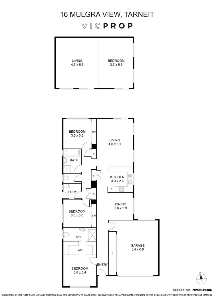 Floorplan of Homely house listing, 16 Mulgra View, Tarneit VIC 3029