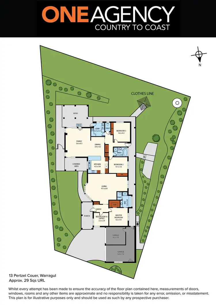 Floorplan of Homely house listing, 13 Pertzel Court, Warragul VIC 3820