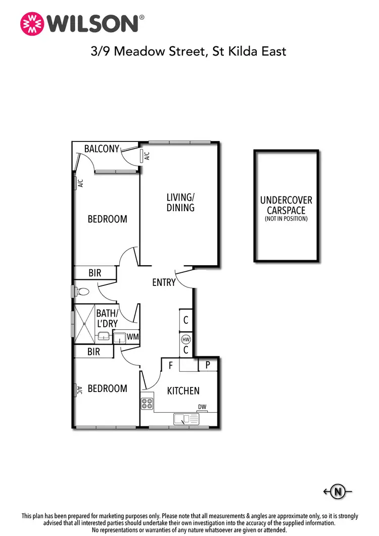 Floorplan of Homely apartment listing, 3/9 Meadow Street, St Kilda East VIC 3183