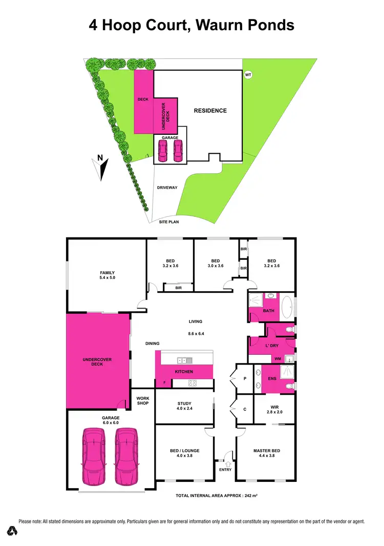 Floorplan of Homely house listing, 4 Hoop Court, Waurn Ponds VIC 3216