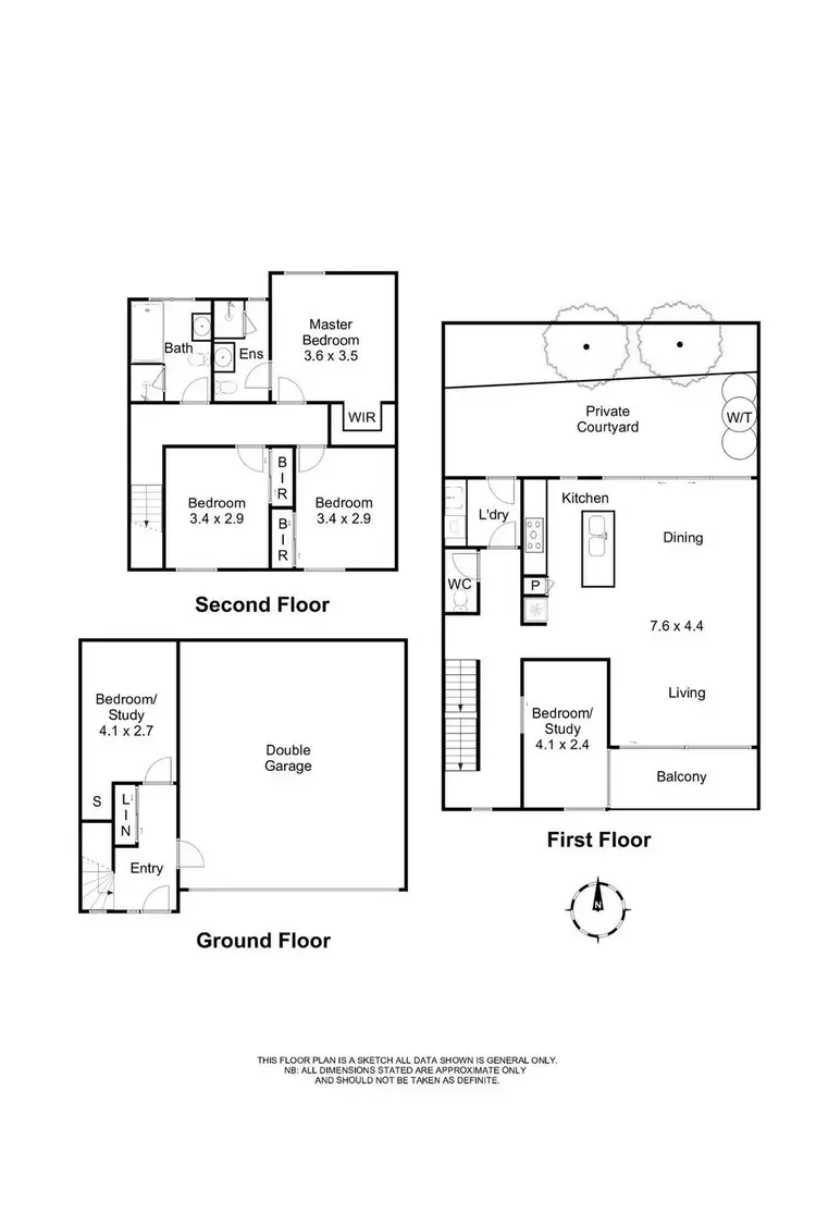 Floorplan of Homely townhouse listing, 3/18 Heatherdale Road, Mitcham VIC 3132