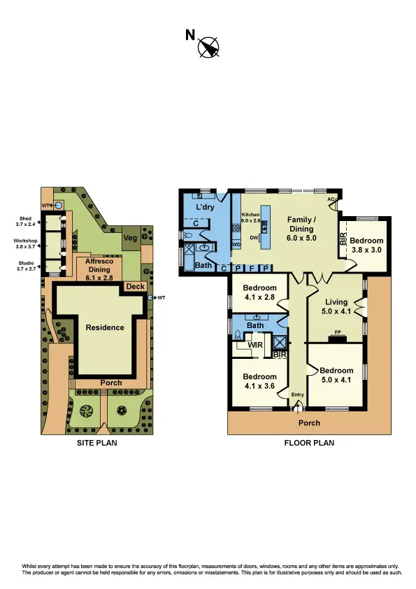 Floorplan of Homely house listing, 16 Verdon Street, Williamstown VIC 3016