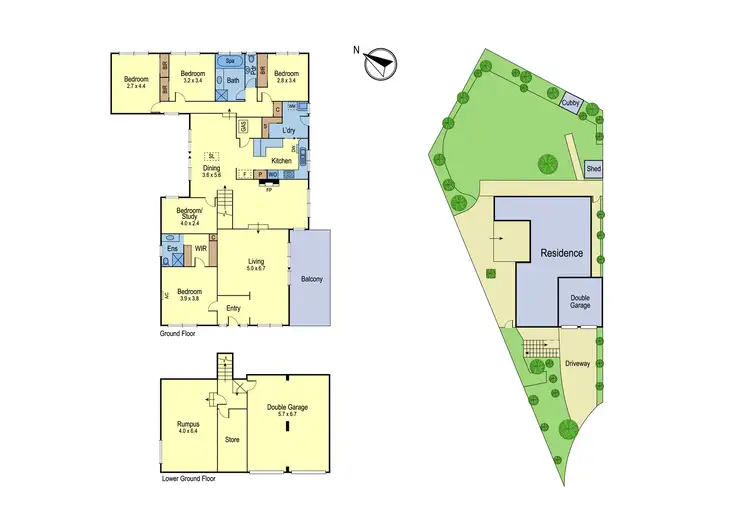 Floorplan of Homely house listing, 4 Wren Court, Templestowe Lower VIC 3107