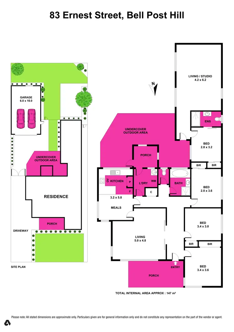 Floorplan of Homely house listing, 83 Ernest Street, Bell Post Hill VIC 3215
