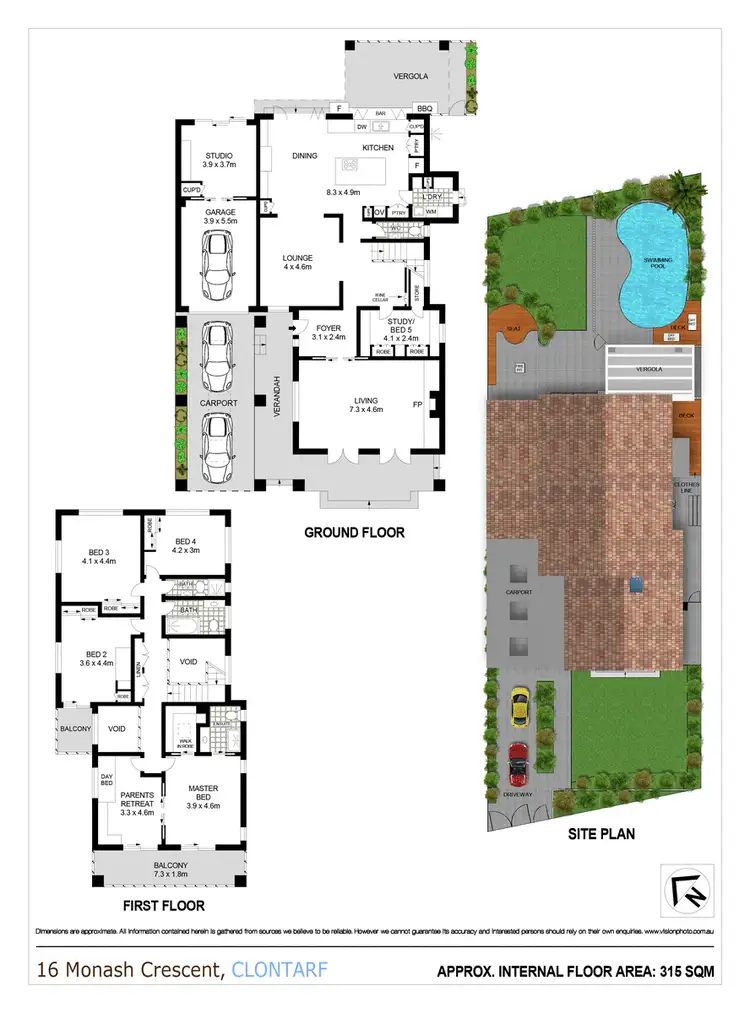 Floorplan of Homely house listing, 16 Monash Crescent, Clontarf NSW 2093