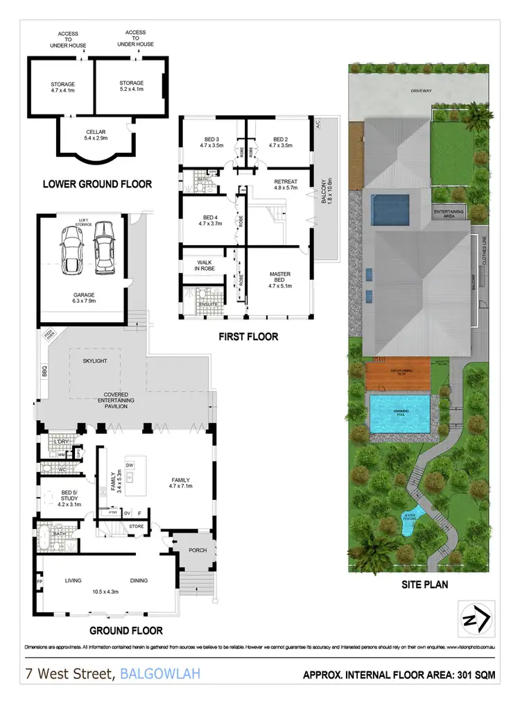 Floorplan of Homely house listing, 7 West Street, Balgowlah NSW 2093