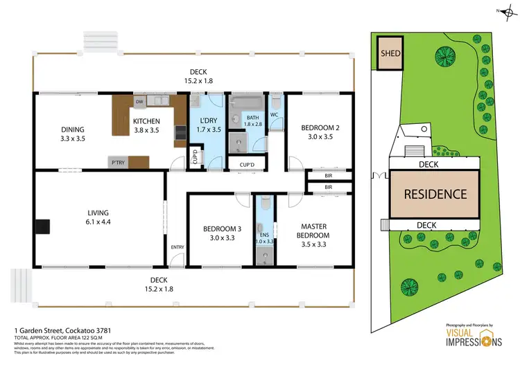 Floorplan of Homely house listing, 1 Garden Street, Cockatoo VIC 3781
