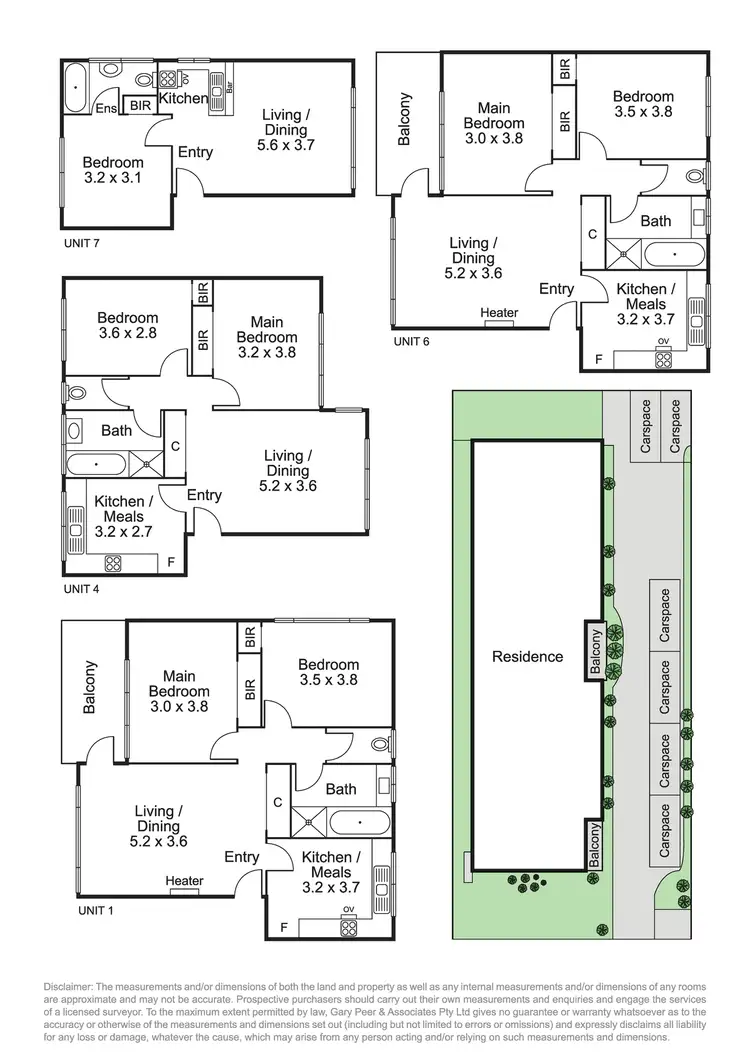 Floorplan of Homely block of units listing, 1-7/8 Belgrave Street, Hawthorn VIC 3122